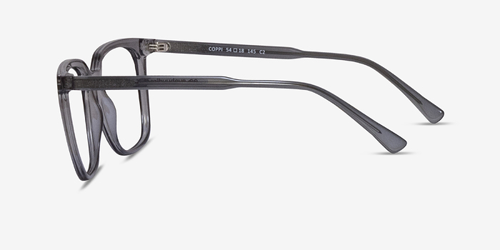 Coppi Clip-On Gris Plastique Montures de lunettes de vue d'EyeBuyDirect