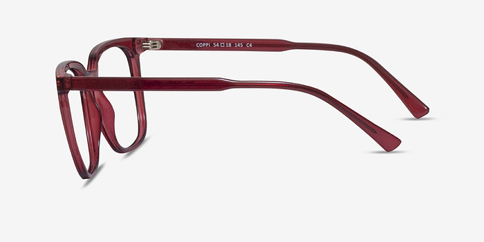 Coppi Clip-On Rouge Plastique Montures de lunettes de vue d'EyeBuyDirect