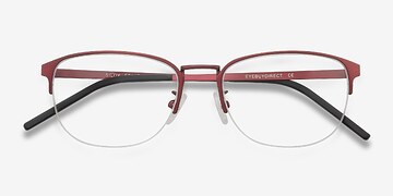 Burgundy Silox -  Métal Lunettes de vue
