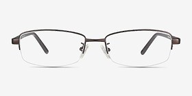 Limit Bronze Métal Montures de lunettes de vue d'EyeBuyDirect, Vue de Face