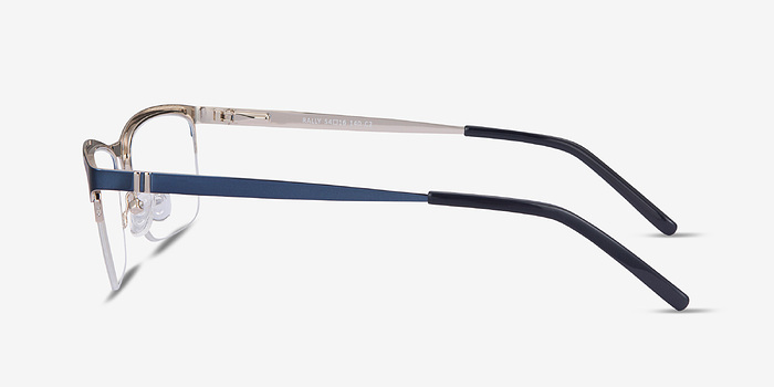 Rally Bleu marine  Métal Montures de lunettes de vue d'EyeBuyDirect