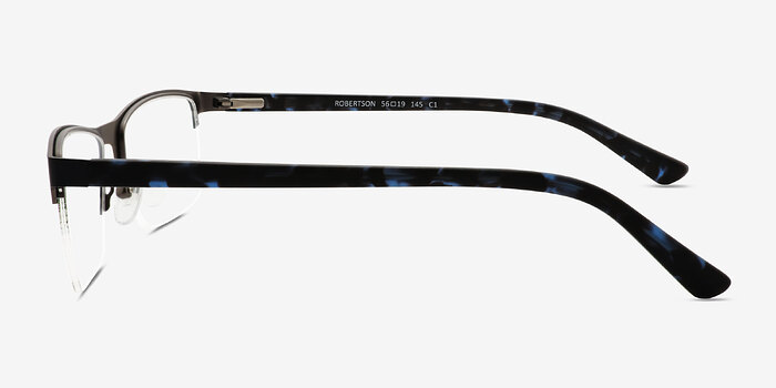 Robertson Noir Métal Montures de lunettes de vue d'EyeBuyDirect