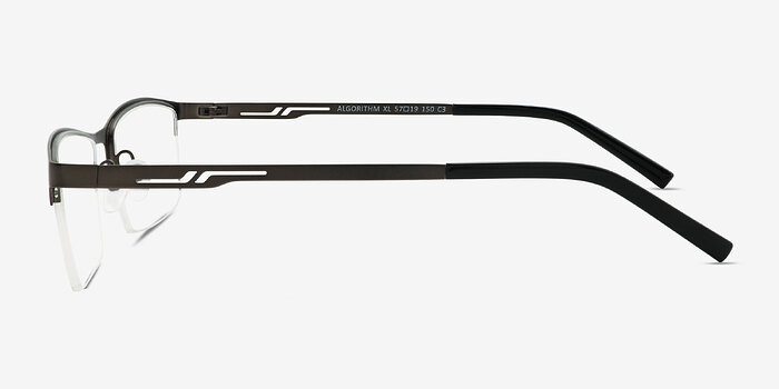Algorithm Gunmetal Métal Montures de lunettes de vue d'EyeBuyDirect