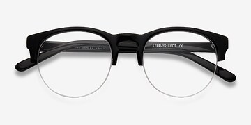 Noir Zoot -  Vintage Acétate Lunettes de vue