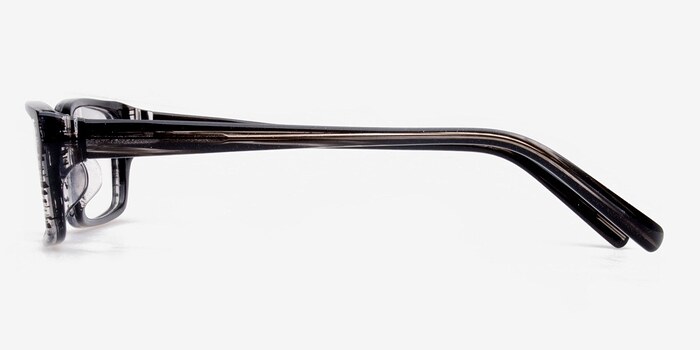 Brighton Black/Clear Plastique Soleil de Lunette de vue d'EyeBuyDirect