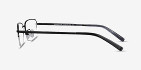 Remington Noir Titanium Montures de lunettes de vue d'EyeBuyDirect, Vue de Côté