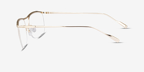 Zylo Doré Titanium Montures de lunettes de vue d'EyeBuyDirect, Vue de Côté