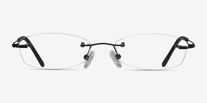 Matera Noir Métal Montures de lunettes de vue d'EyeBuyDirect