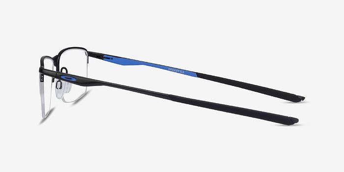 Oakley Socket 5.5 Satin Black & Blue Métal Montures de lunettes de vue d'EyeBuyDirect
