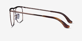 Ray-Ban RB6519 Brun Métal Montures de lunettes de vue d'EyeBuyDirect, Vue de Côté