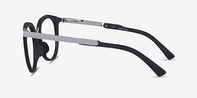 Oakley Top Knot Red & Silver Métal Montures de lunettes de vue d'EyeBuyDirect, Vue de Côté