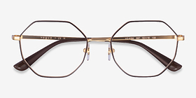 Vogue Eyewear VO4094 Doré Métal Montures de lunettes de vue d'EyeBuyDirect, Vue Rapprochée