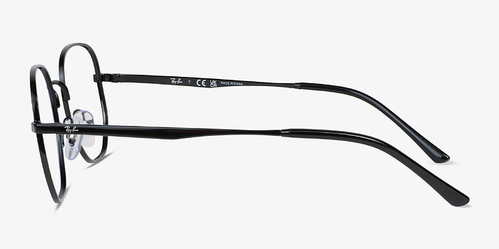 Ray-Ban RB3682V Noir Métal Montures de lunettes de vue d'EyeBuyDirect