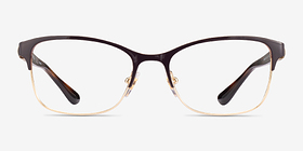 Vogue Eyewear VO4050 Brown Gold Métal Montures de lunettes de vue d'EyeBuyDirect, Vue de Face