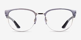 Ray-Ban RB8422 Gray Silver Métal Montures de lunettes de vue d'EyeBuyDirect, Vue de Face