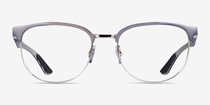 Ray-Ban RB8422 Gray Silver Métal Montures de lunettes de vue d'EyeBuyDirect