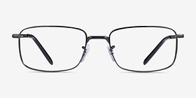 Ray-Ban RB3717V Noir Métal Montures de lunettes de vue d'EyeBuyDirect, Vue de Face