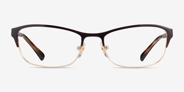 Vogue Eyewear VO4057B Brown Pale Gold Métal Montures de lunettes de vue d'EyeBuyDirect