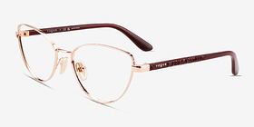 Vogue Eyewear VO4285 Or rose Métal Montures de lunettes de vue d'EyeBuyDirect, Vue d'Angle