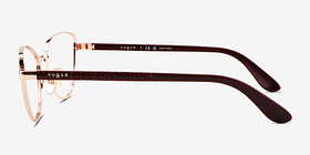 Vogue Eyewear VO4285 Or rose Métal Montures de lunettes de vue d'EyeBuyDirect, Vue de Côté