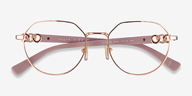 Vogue Eyewear VO4311B Or rose Métal Montures de lunettes de vue d'EyeBuyDirect, Vue Rapprochée