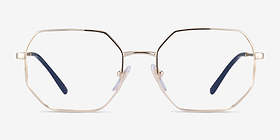 Vogue Eyewear VO4228 Doré Métal Montures de lunettes de vue d'EyeBuyDirect, Vue de Face
