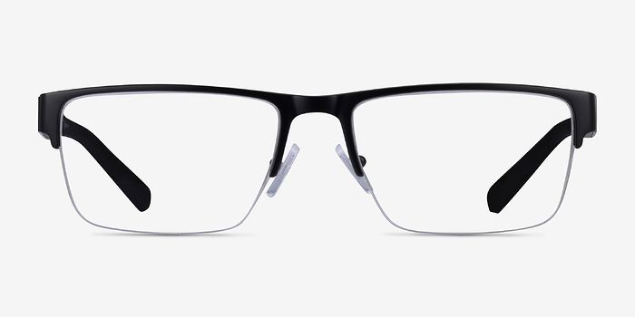 Armani Exchange AX1018 Matte Black Métal Montures de lunettes de vue d'EyeBuyDirect
