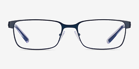 Armani Exchange AX1042 Bleu marine  Métal Montures de lunettes de vue d'EyeBuyDirect, Vue de Face