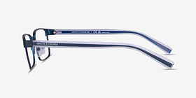 Armani Exchange AX1042 Bleu marine  Métal Montures de lunettes de vue d'EyeBuyDirect, Vue de Côté