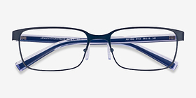 Armani Exchange AX1042 Bleu marine  Métal Montures de lunettes de vue d'EyeBuyDirect, Vue Rapprochée