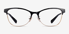 Coach HC5111 Gold Black Métal Montures de lunettes de vue d'EyeBuyDirect, Vue de Face
