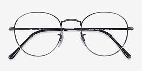 Ray-Ban RB3582V David Black Bronze Gradient Métal Montures de lunettes de vue d'EyeBuyDirect, Vue Rapprochée