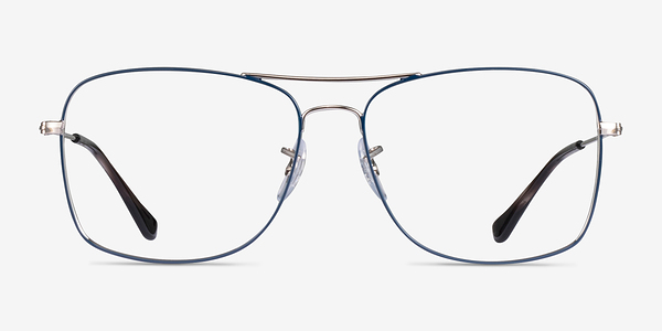 Ray-Ban RB6498 Silver Blue Métal Montures de lunettes de vue