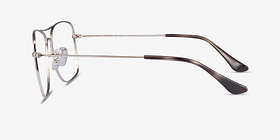 Ray-Ban RB6498 Silver Blue Métal Montures de lunettes de vue d'EyeBuyDirect, Vue de Côté