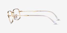 Ray-Ban RB3746V Doré Métal Montures de lunettes de vue d'EyeBuyDirect, Vue de Côté