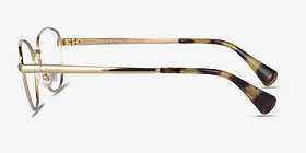 Ralph RA6057 Light Gold Métal Montures de lunettes de vue d'EyeBuyDirect, Vue de Côté