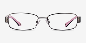 Coach HC5001 Taryn Dark Silver Métal Montures de lunettes de vue d'EyeBuyDirect, Vue de Face