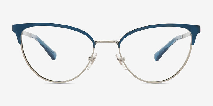 Vogue Eyewear VO4250 Blue Silver Métal Montures de lunettes de vue d'EyeBuyDirect
