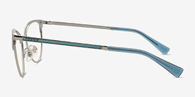 Vogue Eyewear VO4250 Blue Silver Métal Montures de lunettes de vue d'EyeBuyDirect, Vue de Côté