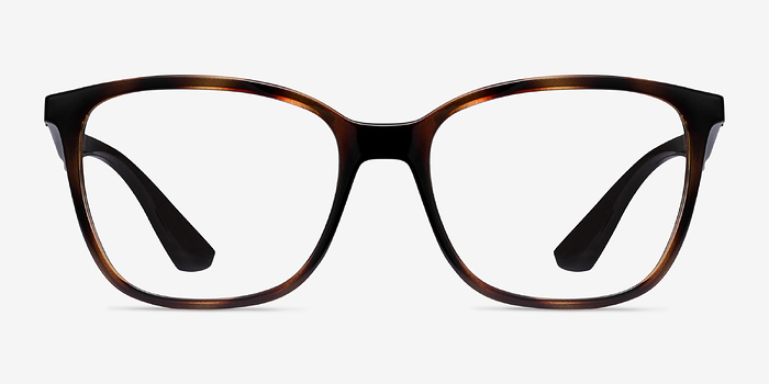 Ray-Ban RB7066 Tortoise Brown Plastique Montures de lunettes de vue d'EyeBuyDirect