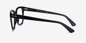 Ray-Ban RB4323V Noir Plastique Montures de lunettes de vue d'EyeBuyDirect, Vue de Côté