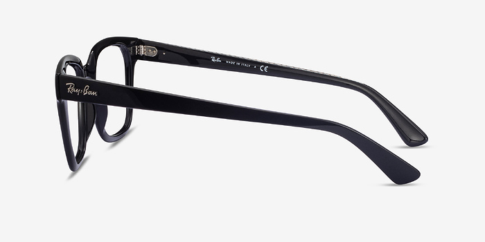 Ray-Ban RB4323V Noir Plastique Montures de lunettes de vue d'EyeBuyDirect