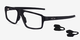 Oakley Cogswell Satin Black Camo Plastique Montures de lunettes de vue d'EyeBuyDirect, Vue d'Angle