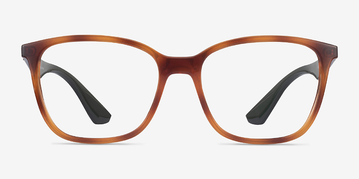 Ray-Ban RB7066 Tortoise & Green Plastique Montures de lunettes de vue d'EyeBuyDirect