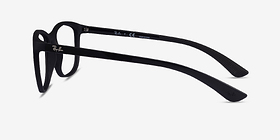 Ray-Ban RB7169 Matte Black Plastique Montures de lunettes de vue d'EyeBuyDirect, Vue de Côté