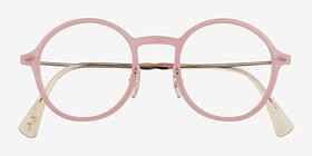 Ray-Ban RB7087 Lightray Rose Plastique Montures de lunettes de vue d'EyeBuyDirect, Vue Rapprochée