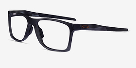 Oakley Activate Satin Black Camo Plastique Montures de lunettes de vue d'EyeBuyDirect, Vue d'Angle