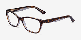 Vogue Eyewear VO2961 Écailles Acétate Montures de lunettes de vue d'EyeBuyDirect, Vue d'Angle