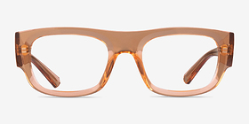 Ray-Ban RB7218 Kristin Transparent Orange Plastique Montures de lunettes de vue d'EyeBuyDirect, Vue de Face