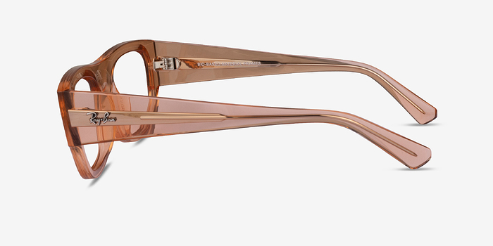 Ray-Ban RB7218 Kristin Transparent Orange Plastique Montures de lunettes de vue d'EyeBuyDirect